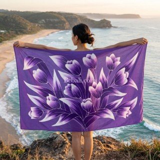 New Design Rayon Sarong Hand Painting from Bali
